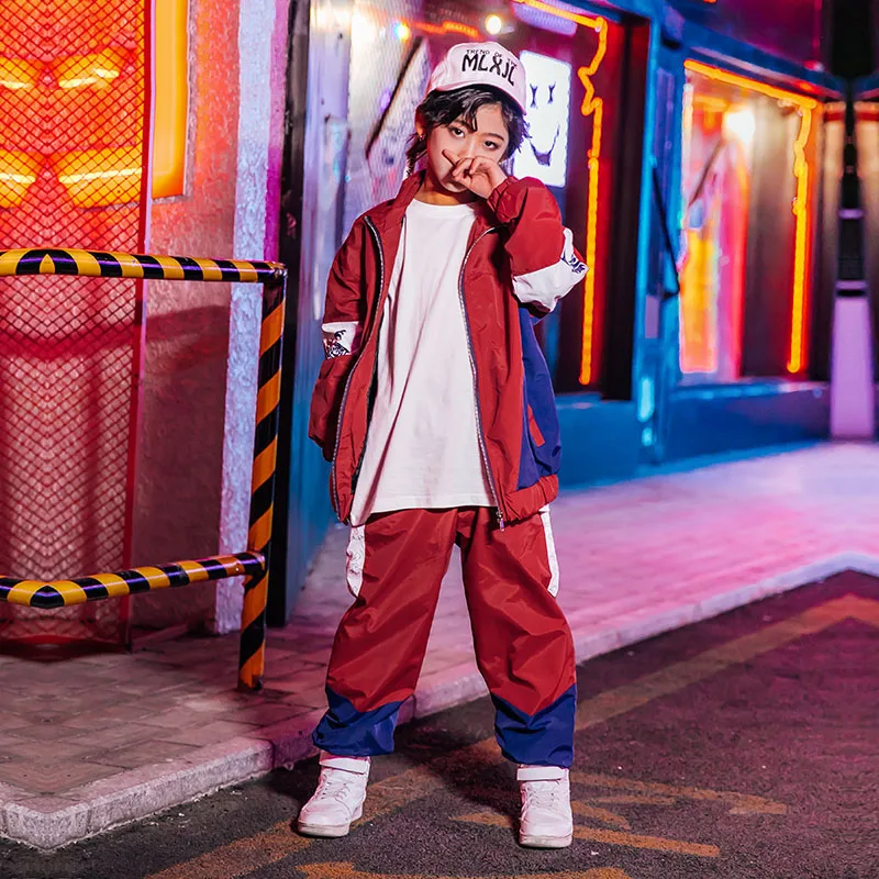 2020 джазовые танцевальные костюмы для детей куртка костюм в стиле хип-хоп