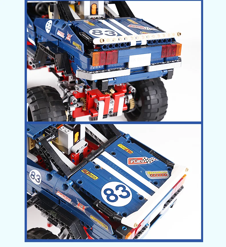 DHL 20011 Technic Motors 41999 4x4 Crawler Exclusive Edition of off-road vehicles Set Building blocks Bricks Boy Gifts