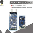 Хост 4,2, JDY-34, SPP-C, 2,4, двухрежимный, Bluetooth-модуль, 4 дБ, принтер, поддерживает подключение нескольких устройств, совместим с HC-05, HC-06