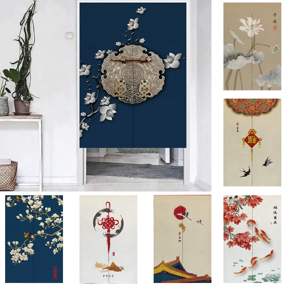 Китайская дверная занавеска Fengshui Lucky Fortune для кухни спальни ресторана дома