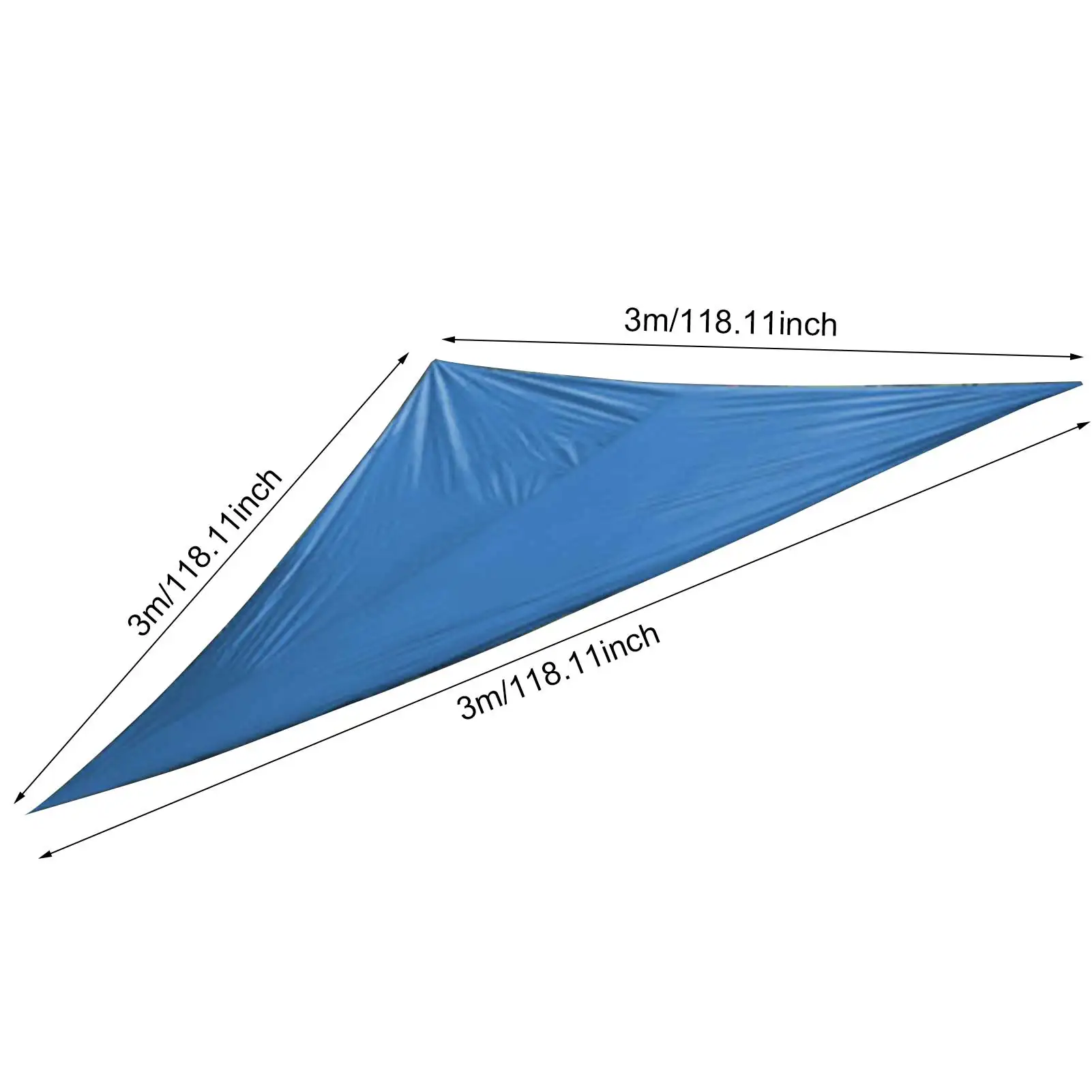 

3x3m Super Large Sunscreen Camping Sunshade Canopy Tent Portable Camping Windproof And Waterproof Outdoor Triangle Canopy