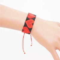 new simple and versatile ladies love bracelet hand woven classic love heart shaped pattern bracelet versatile