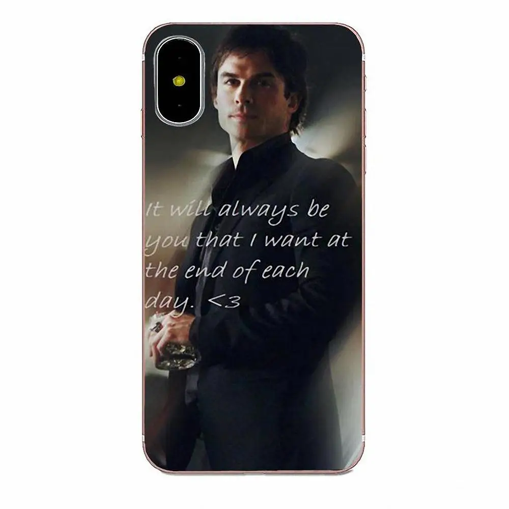 Стильный чехол из ТПУ для Sony Xperia Z Z1 Z2 Z3 + Z4 Compact Z5 Plus M2 M4 XA XA1 XZ Premium Ian Somerhalder 2 Дневники