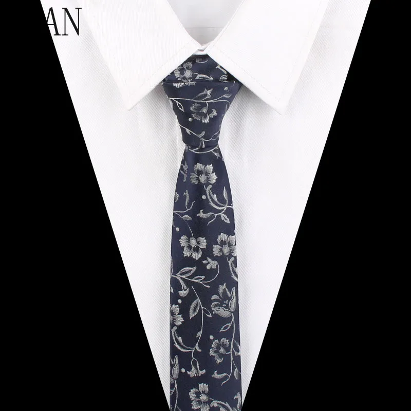 Новый дизайн роскошные галстуки Пейсли классические из полиэстера 6 см галстук с