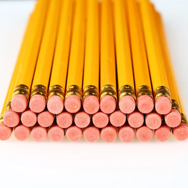 

10 Pencils/box quality wood Personality pencil With eraser safety environmental protection HB Pencil Students School pencil