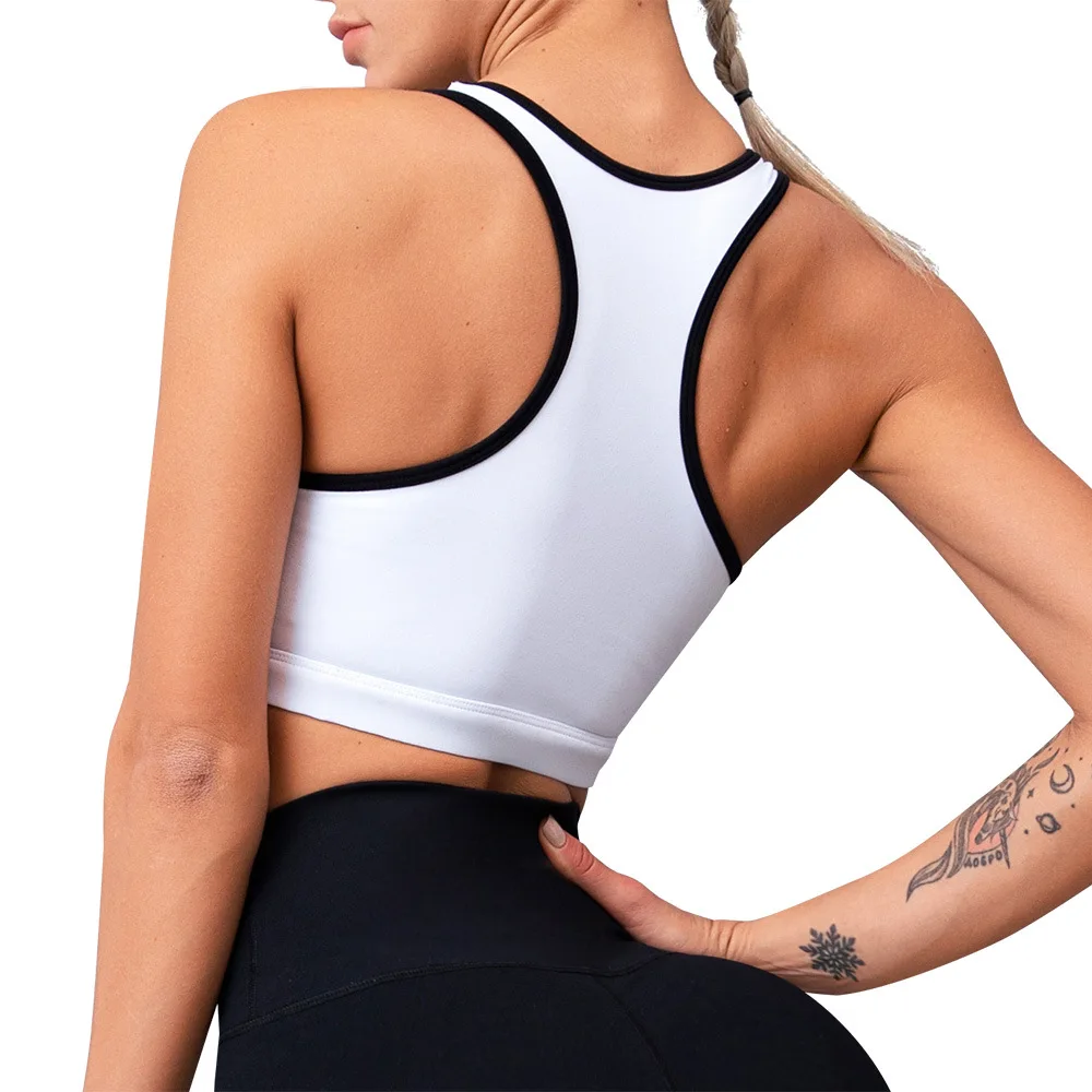 

2021 New Women Breathable Sports Bra,Absorb Sweat Shockproof Padded Sports Bra Top,Athletic Gym Running Fitness Yoga Sports Tops