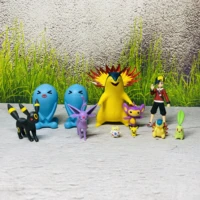 pokemon wobbuffet typhlosion umbreon espeon cyndaquil cyndaquil togepi aipo pichu cute action figure model ornaments toys