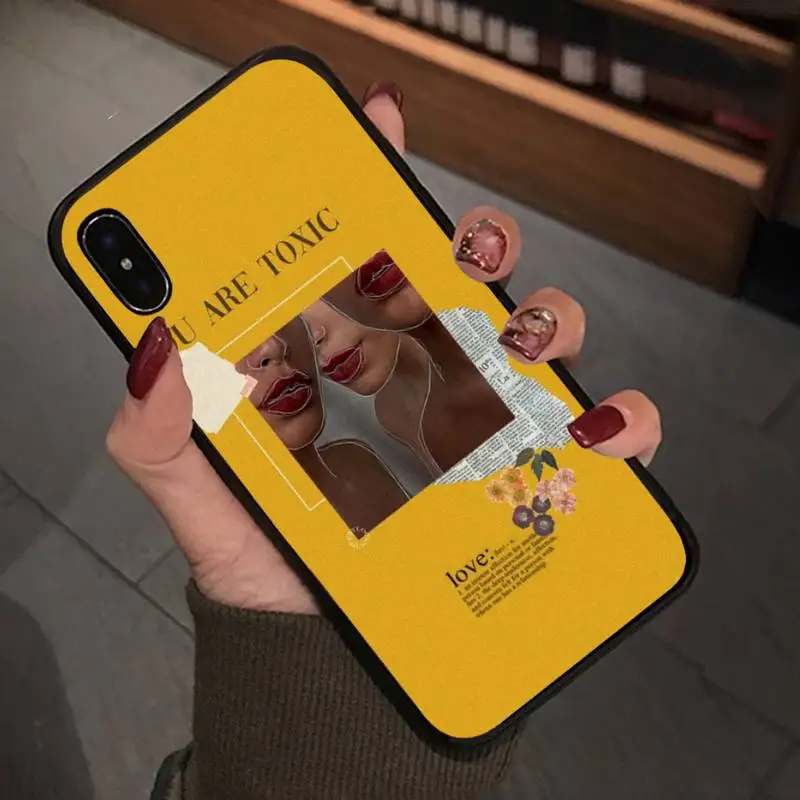 Babaite отличный эстетический арт Розовые Желтые Чехлы Роскошный чехол для Xiaomi Mi 5 6