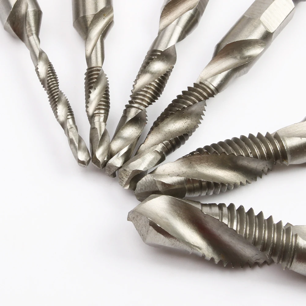 6 шт. сверла с шестигранным хвостовиком ручного крана винт из быстрорежущей стали