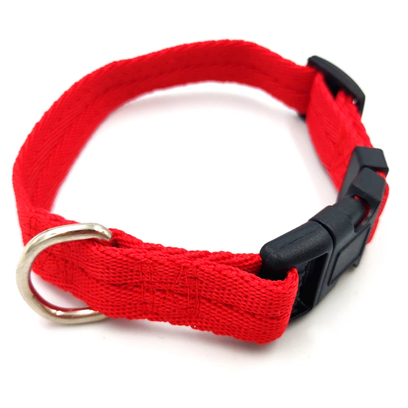 

Adjustable Pet Dog Collar Nylon Dog Collar Durable Heavy Duty for all breed 5 size A1