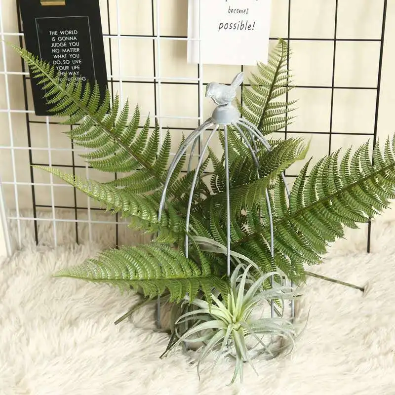 Свободный Подсолнух папоротник листья черепаха искусственный цветок от