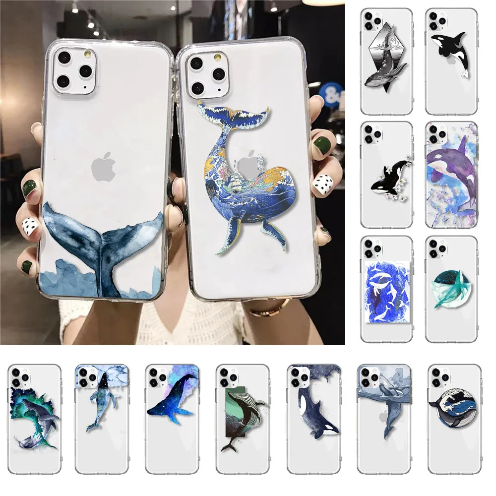 

Killer Whales Print Ocean animals Phone Case For iPhone 12 X XS XR XS Max 11 Pro Max 8 7 6 6S Plus SE2 5 5S SE