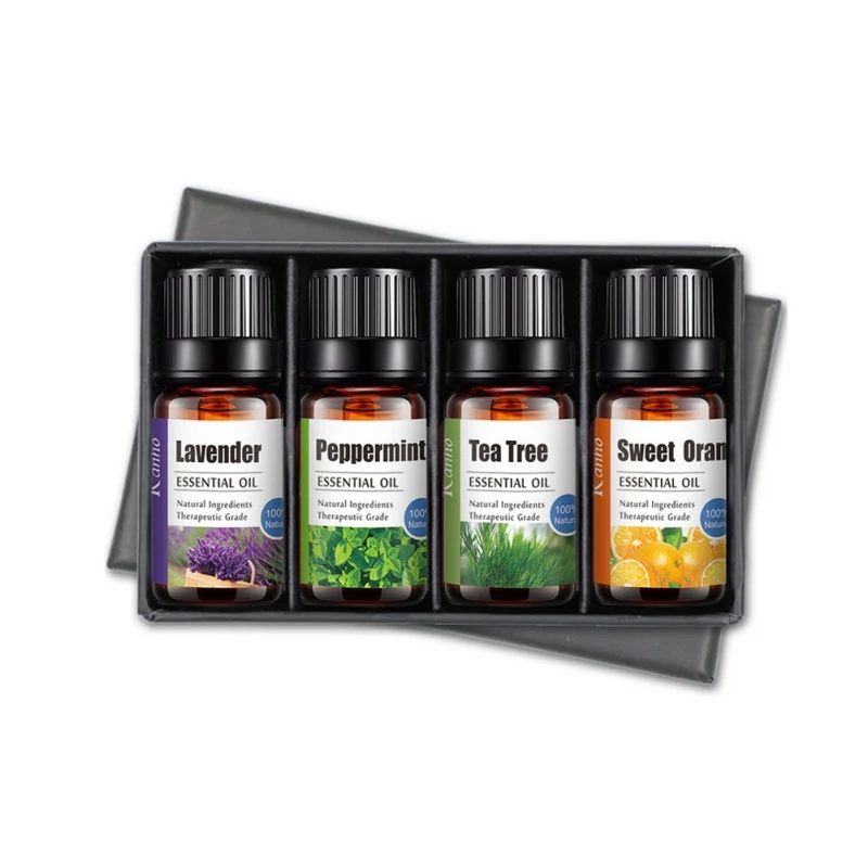 

4Pcs Relax Fragrance Oil Skin Aromatherapy Diffusers Essential Oil Body Massage Essential Oils