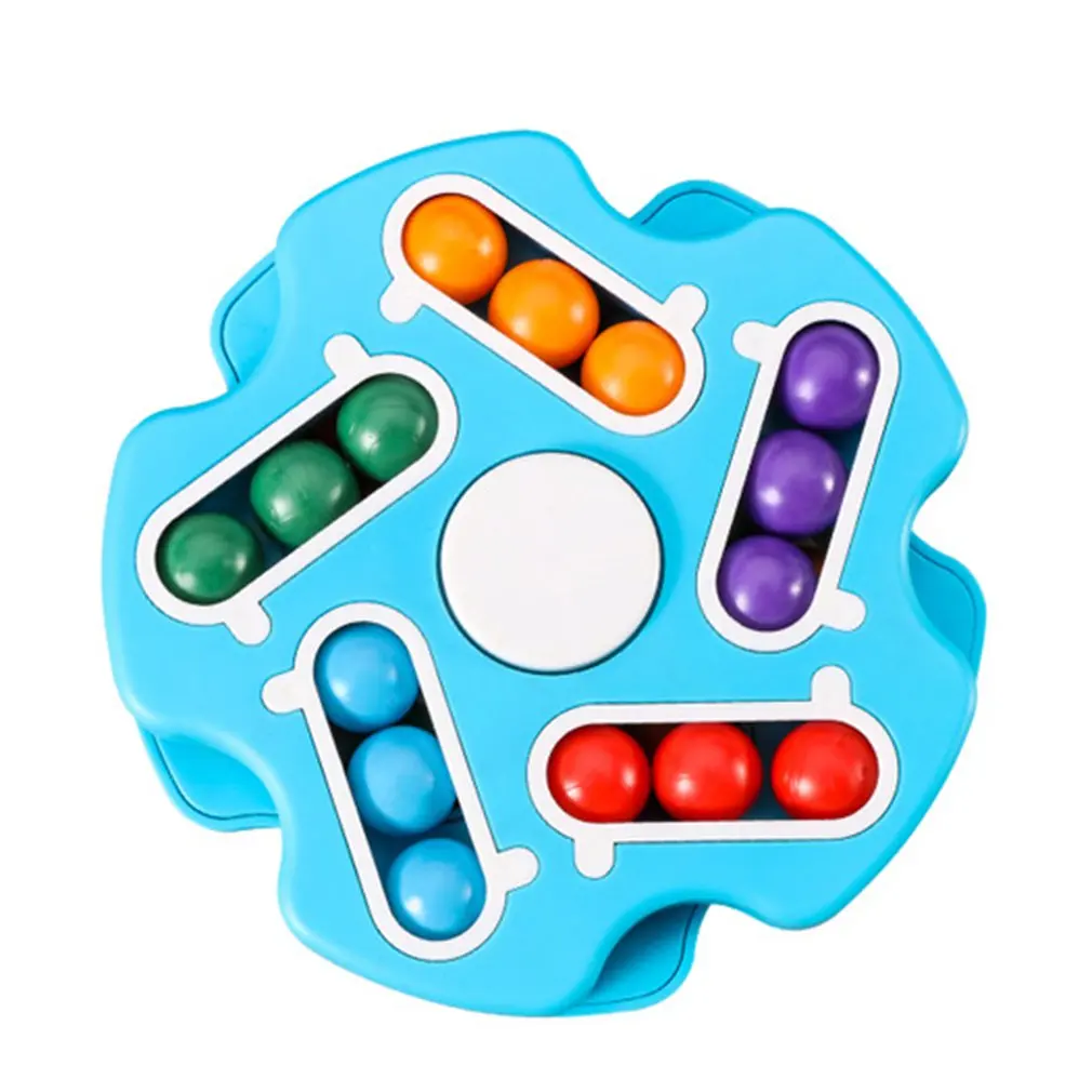 

Новый вращающийся волшебный кубик для развития пальцев головоломка для декомпрессии детский гироскоп для пальцев магический диск обучающ...