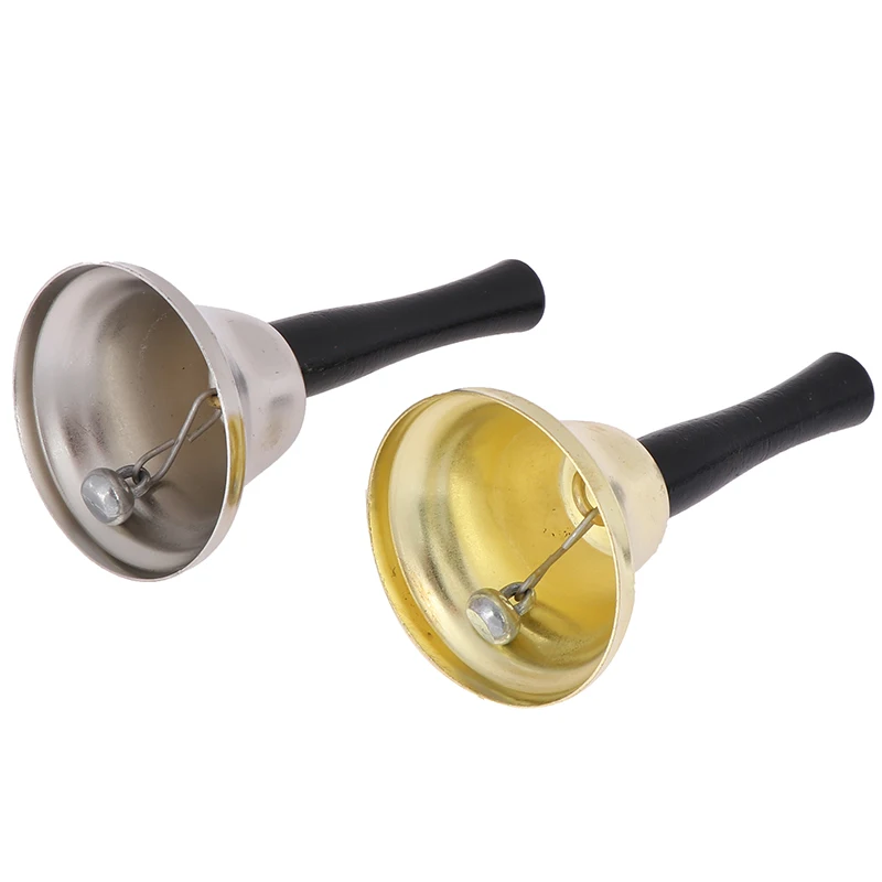 Металлические рождественские колокольчики ручной звонок Санта Клаус чай