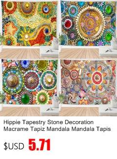Психоделический гобелен музыкальная нота макраме Мандала Tapisserie Murale Tenture Boho Декор Манта Мандала бросок йога коврик