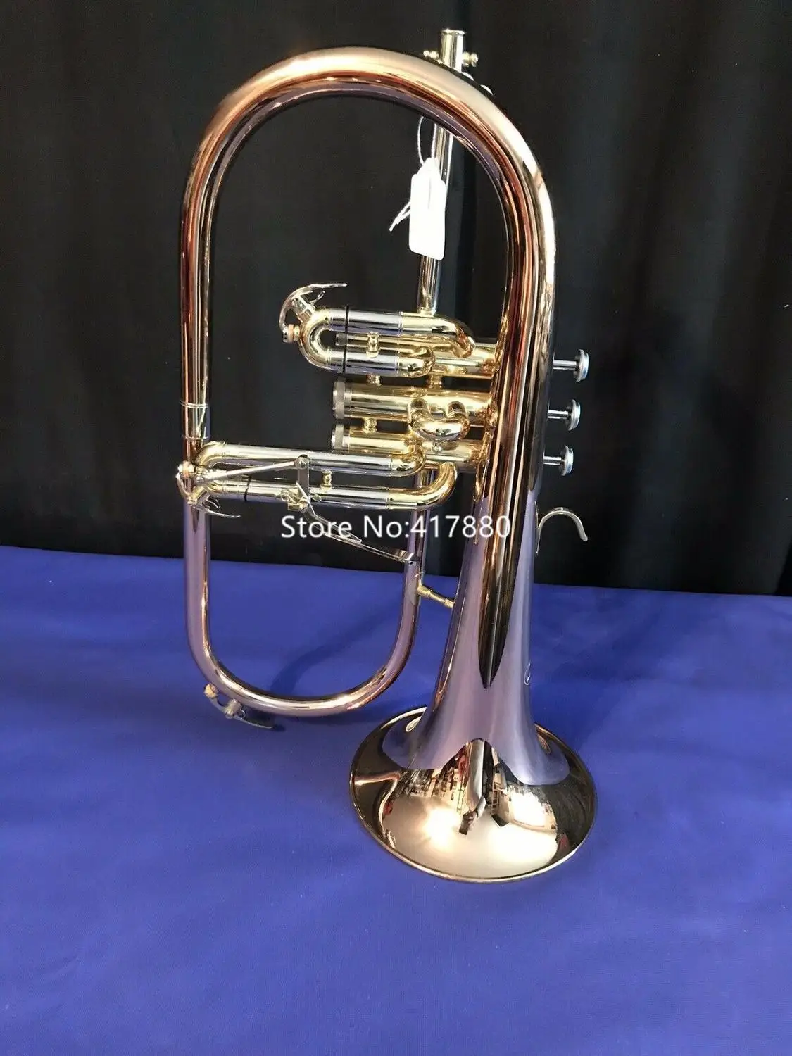 Новое поступление Bb Flugelhorn красный Латунный Колокольчик высококачественные
