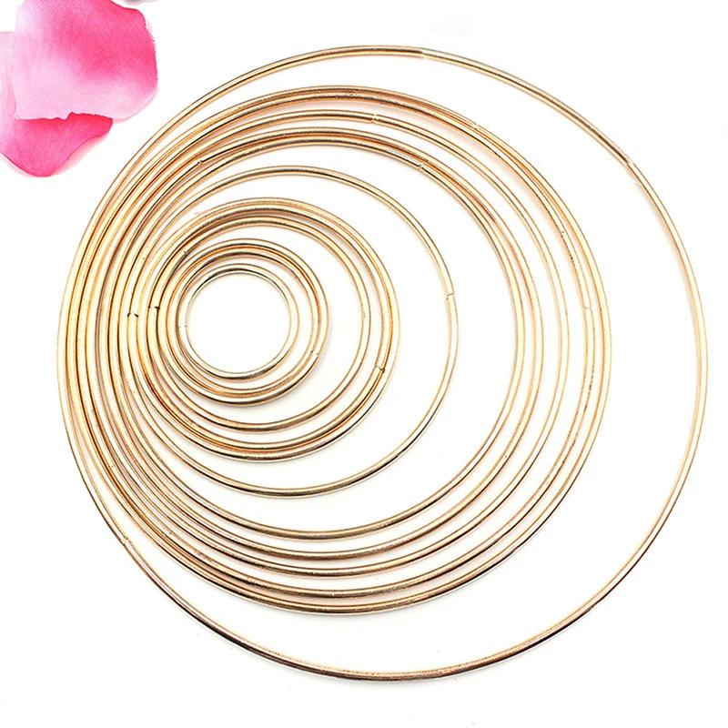 

10PCs Dream Catcher Dreamcatcher Ring Macrame Hoop DIY Wind Chime Hanging Decor