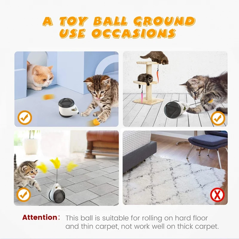 

Intelligent Automatic Cat Toy Tumbler Rotating Interactive Fun Pet Toy Catnip Balance Car Cat Supplies Puzzle Pet Accessories