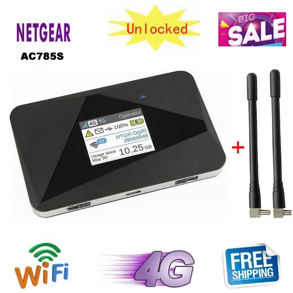 Разблокированный роутер Netgear Aircard AC785s 785s LTE 4g mifi lte Карманный Wi Fi точка доступа pk e5876