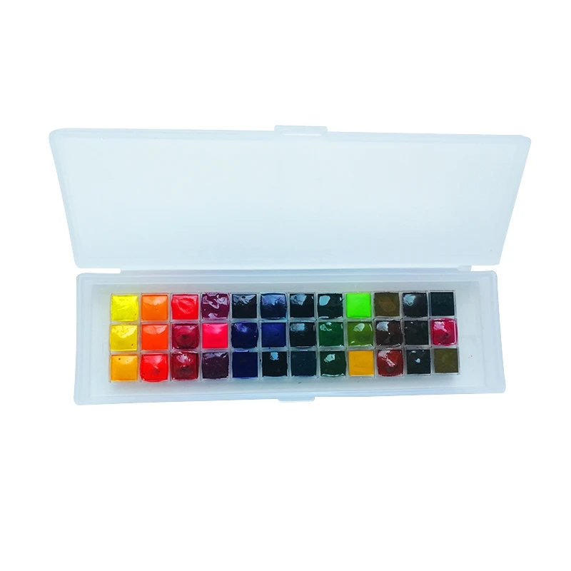 

12/24/34 color solid pigment watercolor packaging 0.5ml / 1ml / art supplies / watercolor paint set / art supplies for artist