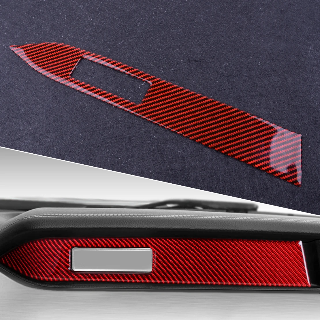 Beler красная текстура из углеродного волокна интерьер автомобиля центральной