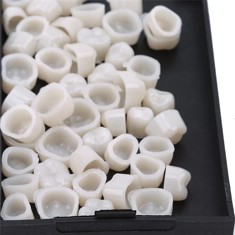 1 Набор зубных коронок из смолы фарфоровые материалы Временная зубная Корона