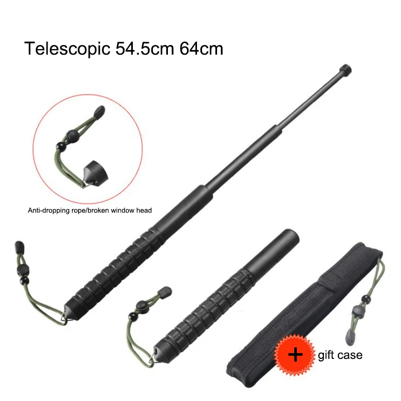 

Telescopic Hiking Walking Poles Tools Survival Kit Trekking Rods Outdoor Accessories Stick 55/64cm Multifunction Climbing Sticks