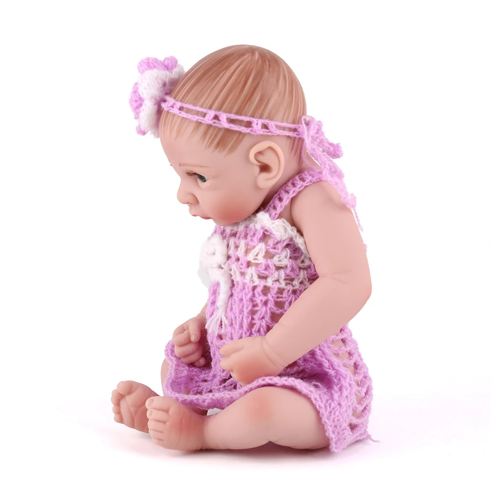 Rebron Baby 25 см полностью vinly кукла игрушки ручной работы реалистичные малыши девочки