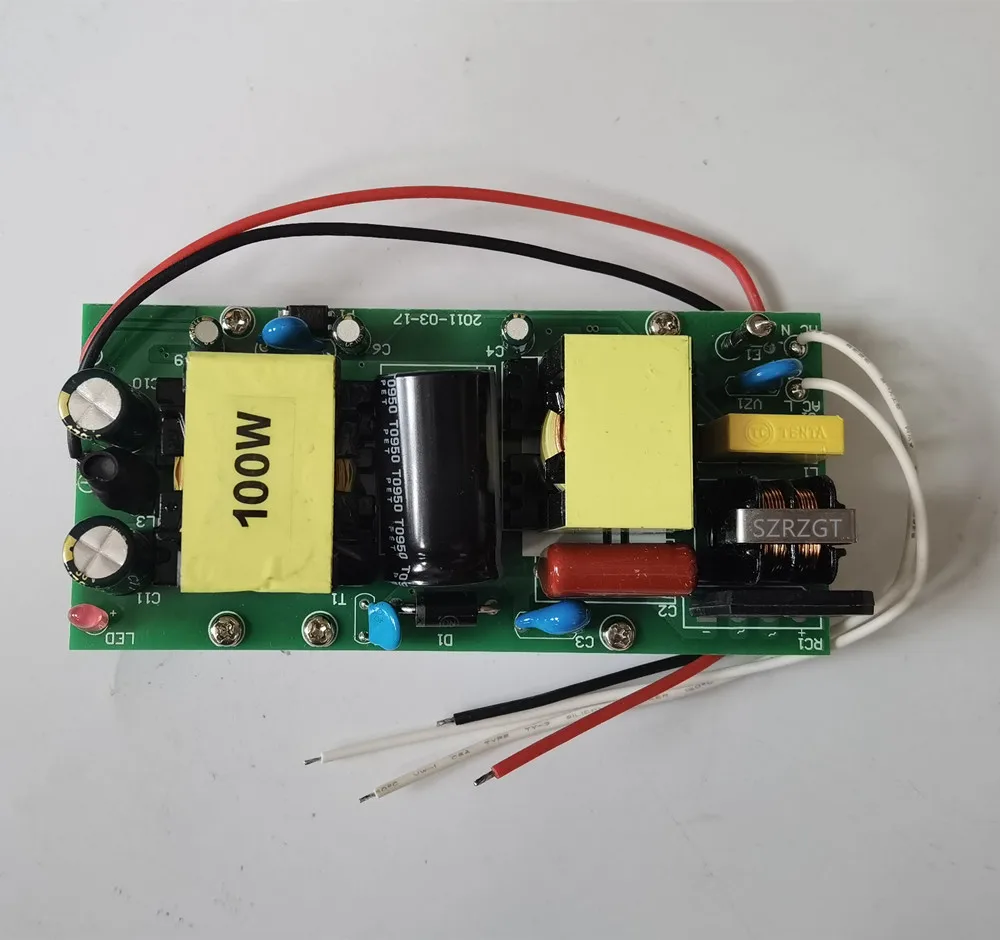 100 W Светодиодный Питание драйвер для Вт высокой мощности светильник лампа AC90V-260V