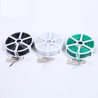 50m twist cable reel with cutter wire garden line home gardening supplies for bind