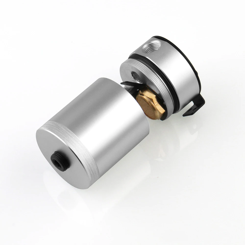 Универсальный 2-портовый маслоуловитель Автомобильный Алюминиевый резервуар