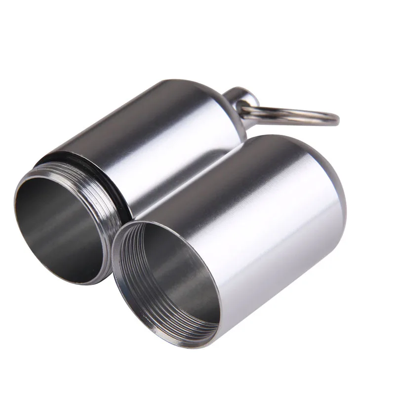 Флаконы 1 шт. брелок из алюминиевого сплава водонепроницаемый портативный