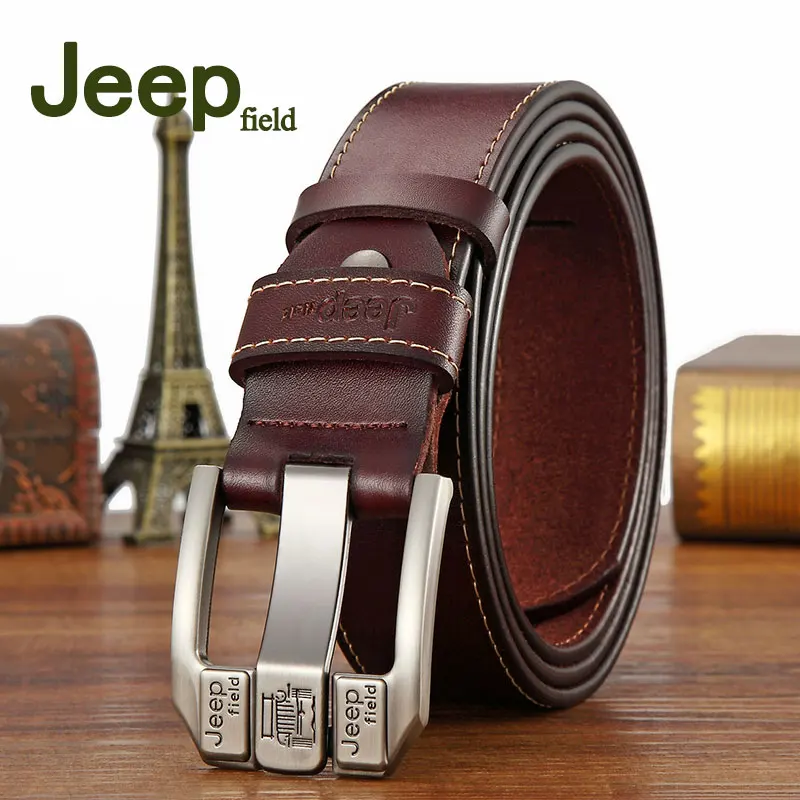 Мужской дизайнерский ремень из натуральной кожи роскошный с пряжкой от