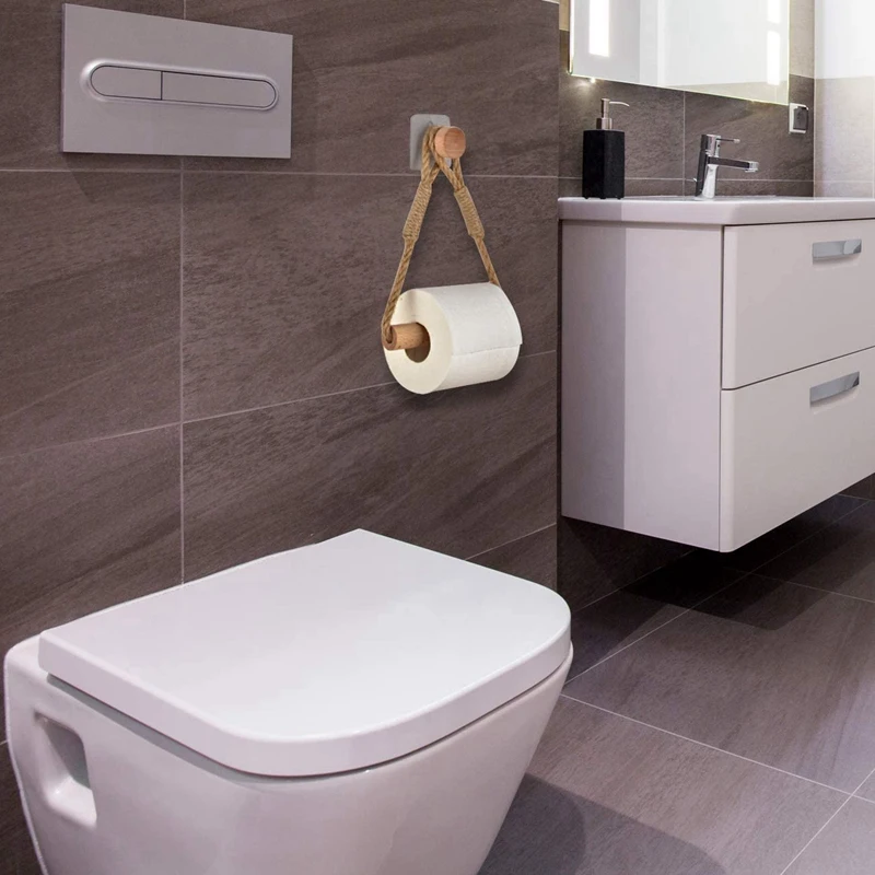 

Pack Of 2 Toilet Roll Holders Toilet Roll Holders Vintage Towel Holder Toilet Paper Holder for Bathroom Decoration