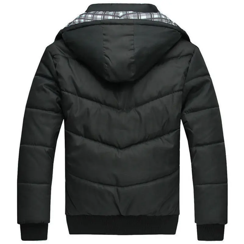 Warm Men Jacket Men Clothing Plus Fashion Fashion Men Jacket Hooded Park Men's Winter CoatHoody Men's Jacket Parka Winter Coats