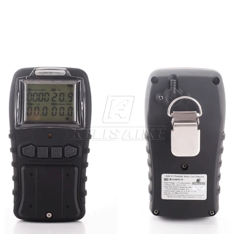 

portable 5 gas detectors battery operated combustible and toxic gas leak detector
