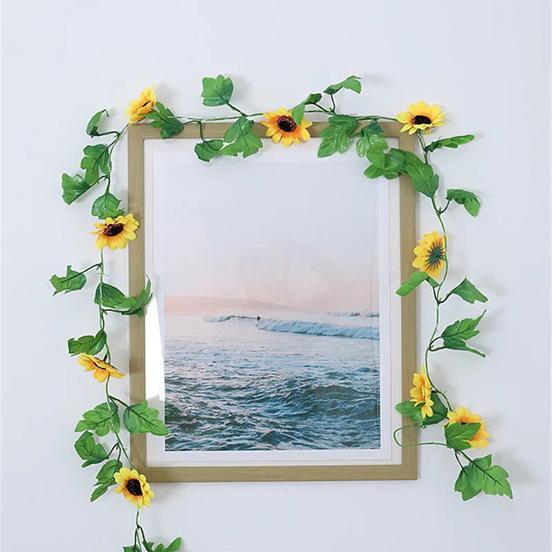 Светодиодная гирлянда 2 м 20 светодиодов пластиковый светильник в виде подсолнуха