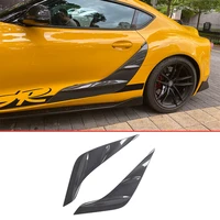 for toyota gr supra mk5 a90 2019 2022 real carbon fiber car exterior door trim panel sticker accessories car modification