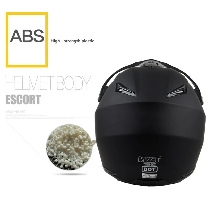 Мотоциклетные шлемы WLT для мотокросса козырек с линзами езды на мотоцикле и