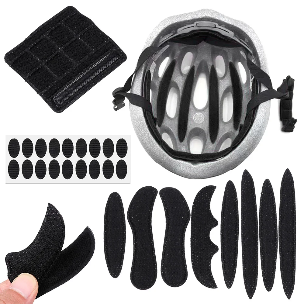 27pcs/set Helmet Padding Kits Sealed Sponge Replacement Motorcycle Bicycle Cycling Universal Foam Pads Set | Спорт и развлечения