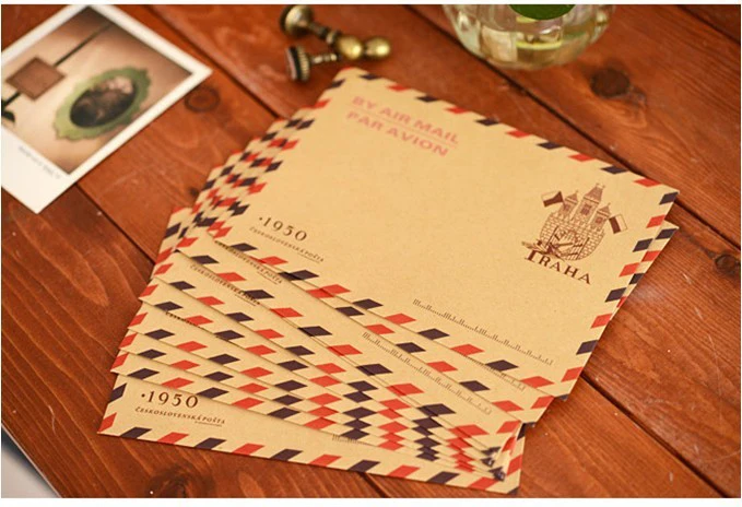 Винтажные коричневые конверты из крафт бумаги бумажные коричневого цвета 11x16 2 см