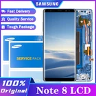 ЖК-дисплей 6,3 ''AMOLED с рамкой для SAMSUNG Galaxy Note 8 Note8 N950F