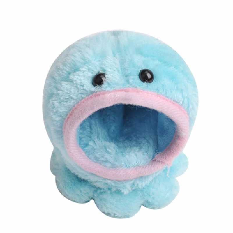 1 шт. Зимний червь короткий плюшевый мультяшный хомяк-осьминог планер для сахара