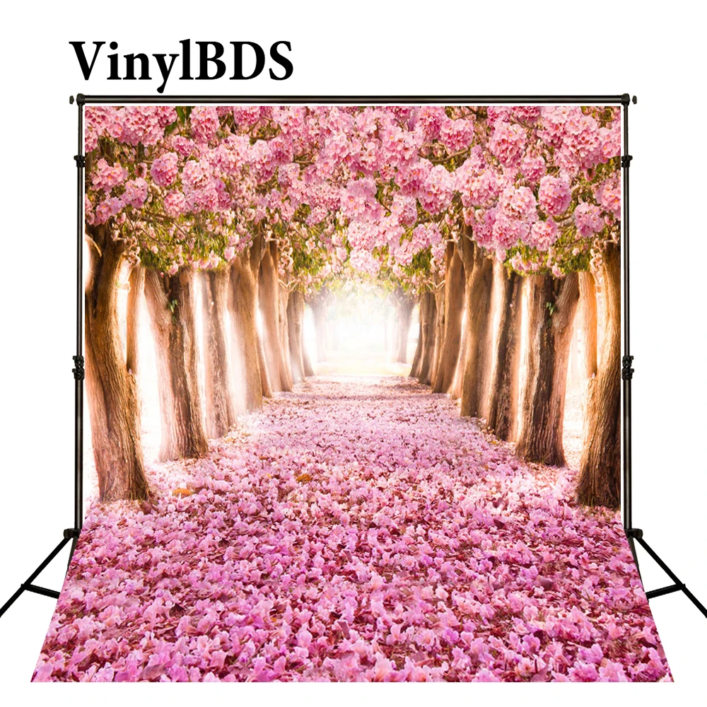 Винтажный фон для фотосъемки с изображением розового леса | Электроника