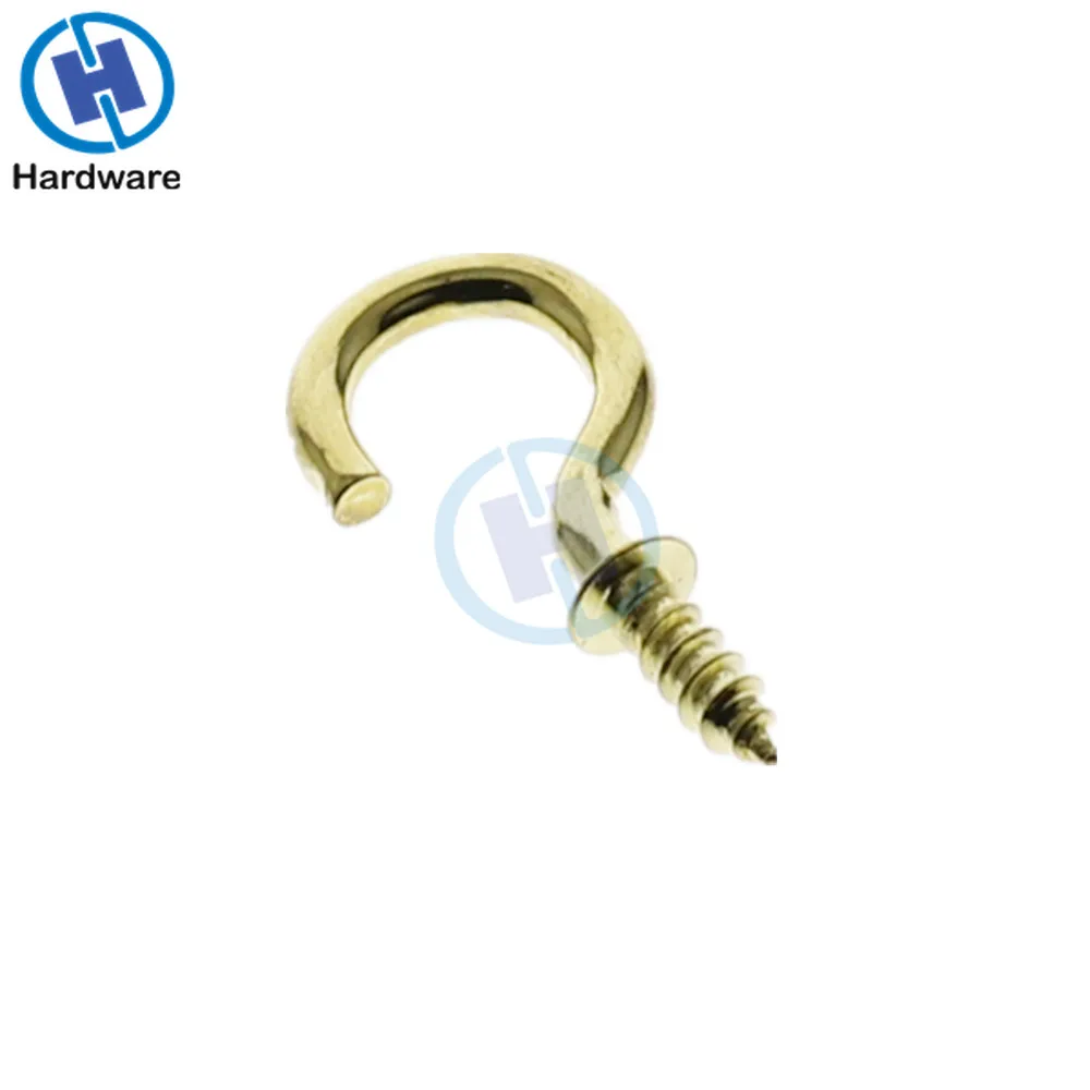 50 шт./компл. 1/2 дюйма латунные крючки для чашек подвесная вешалка шапок пальто