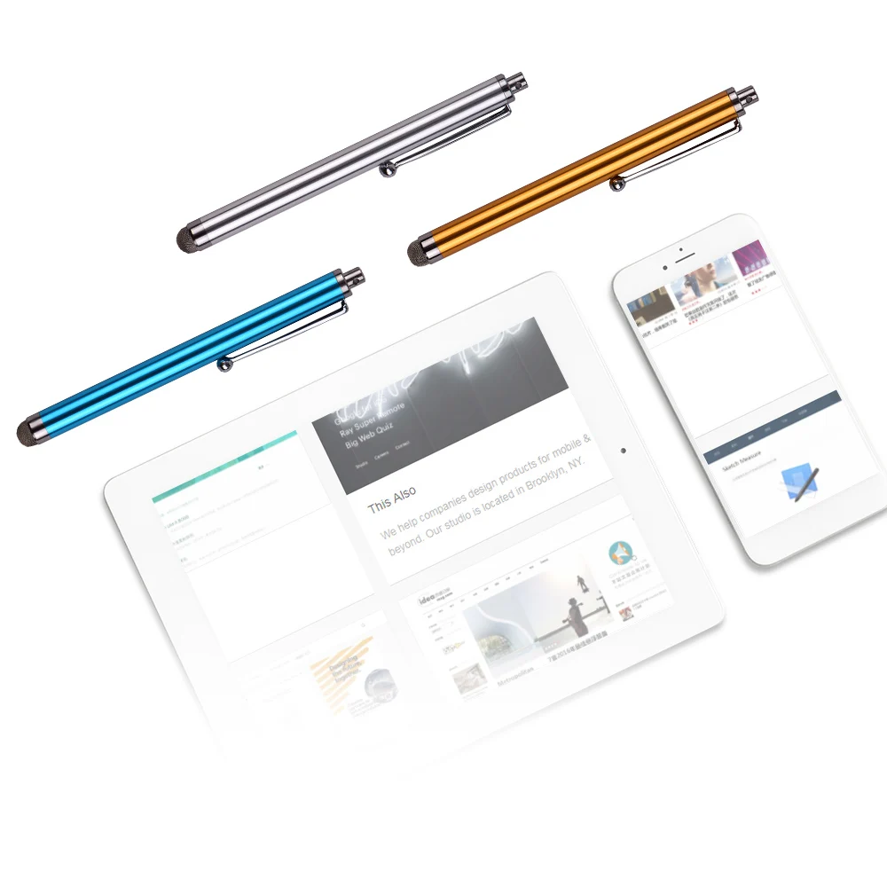 Емкостный стилус прочный универсальный сенсорный экран ручка для рисования с