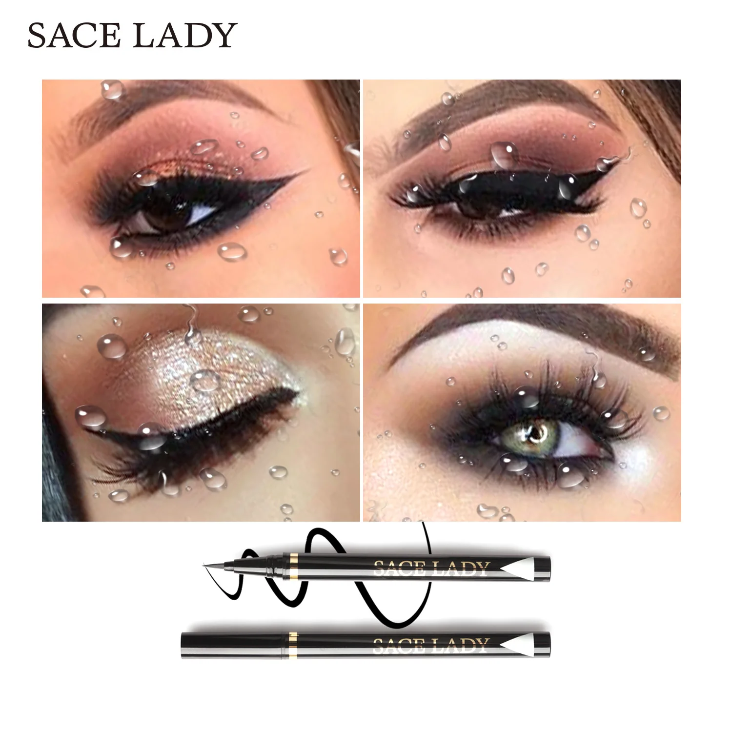 SACE LADY жидкая подводка для глаз карандаш водостойкая гладкая Стойкая большой
