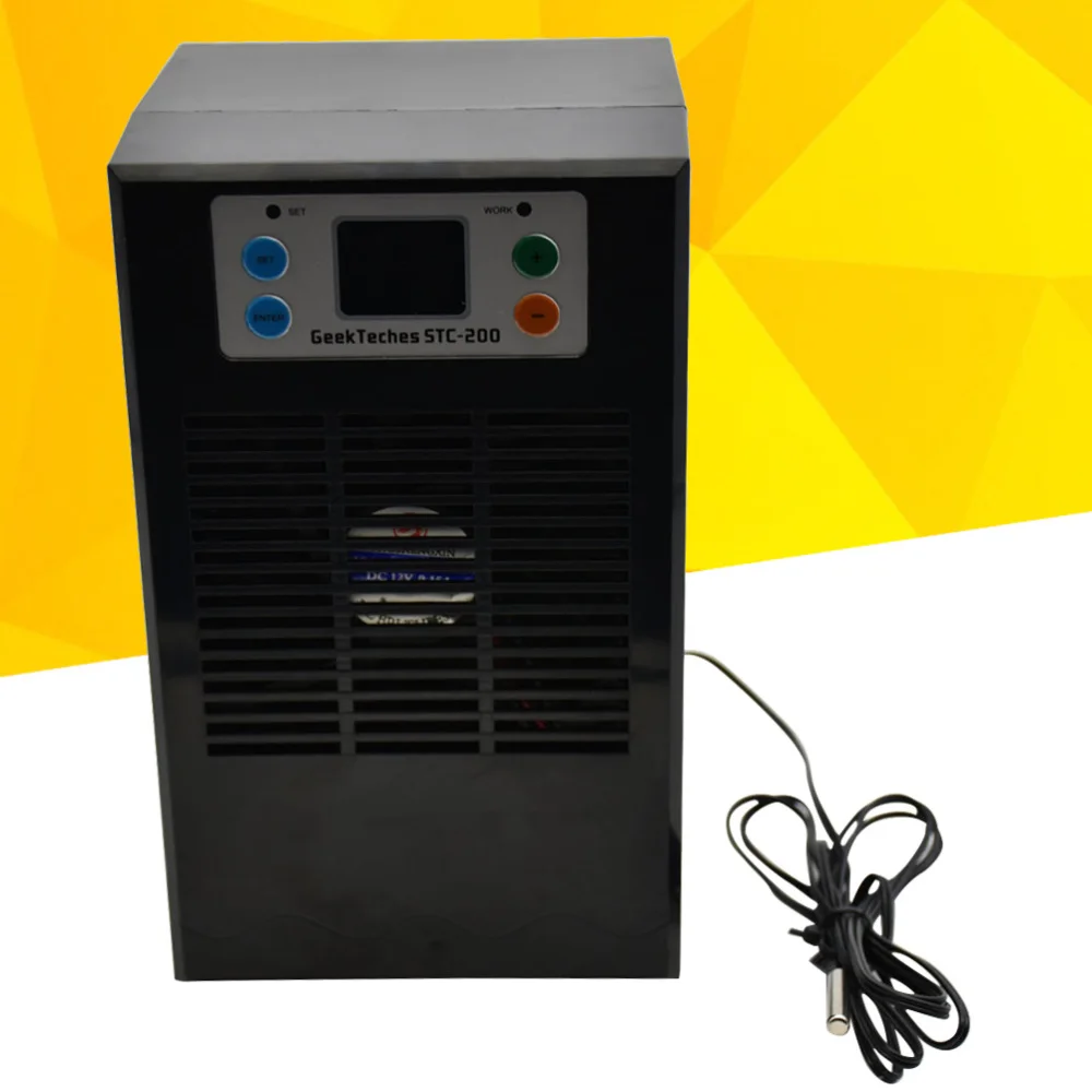 

STC-200 20L Aquarium Water Chiller Fish Tank Temperature Controller for Fish Breeding with US Adapter