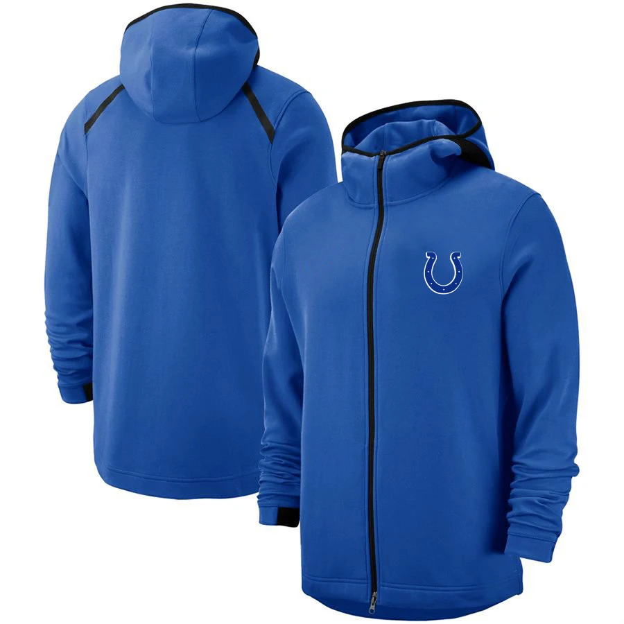 

Men's Indianapolis Daily Training Sweatshirt Colts Showtime Therma Flex Performance Full-Zip Hoodie